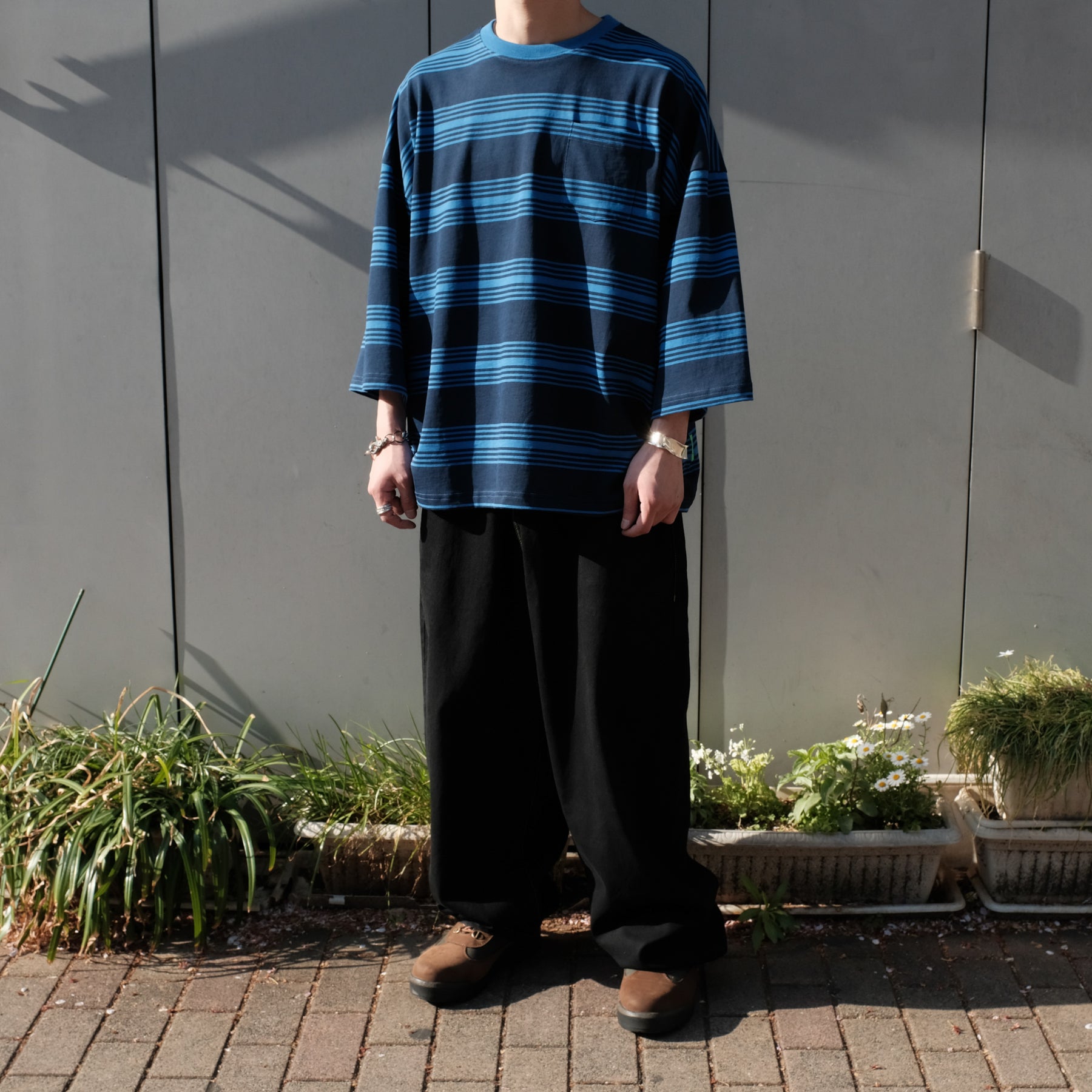 WILLY CHAVARRIA / BUFFALO POCKET T BLUE MOOD / BLUE COLLAR