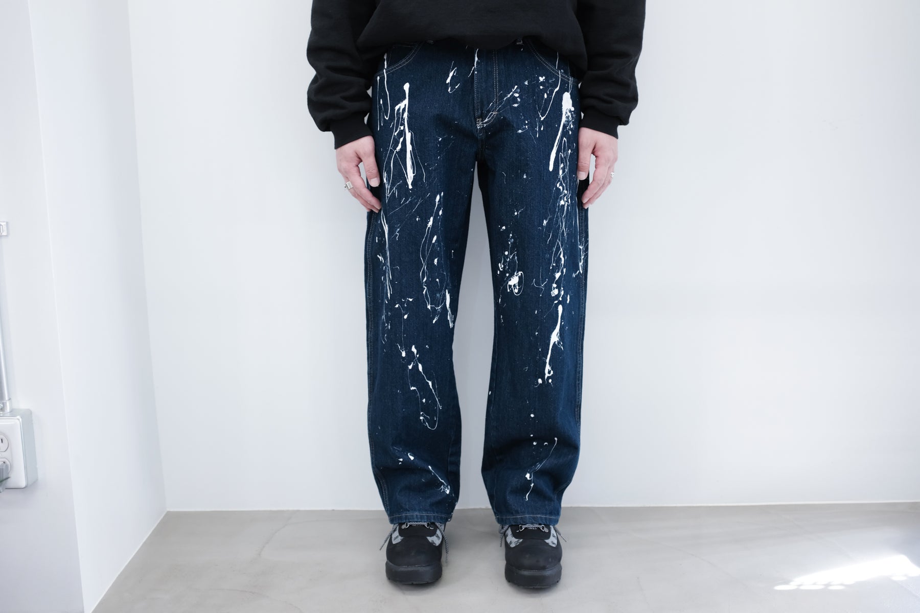 <span style="color: #f50b0b;">Last One</span> CUEVAS UNIFORM / SPLATTER DENIM