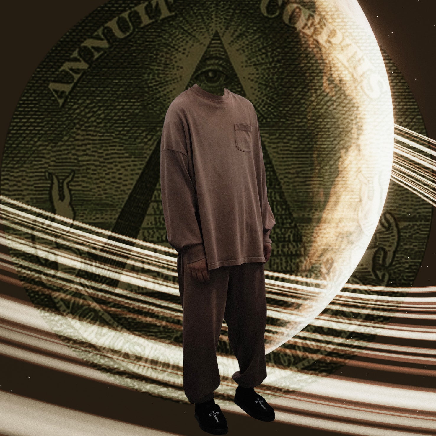 WILLY CHAVARRIA / BIG DADDY SWEAT PANT RUM RAISIN