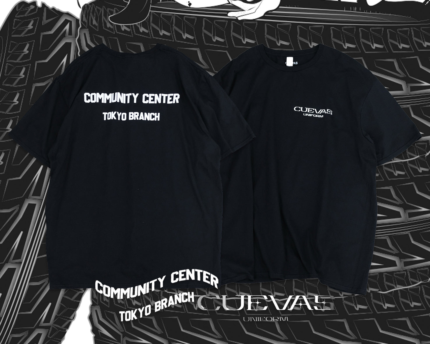 CUEVAS UNIFORM / COMMUNITY CENTER TOKYO BRANCH TEE