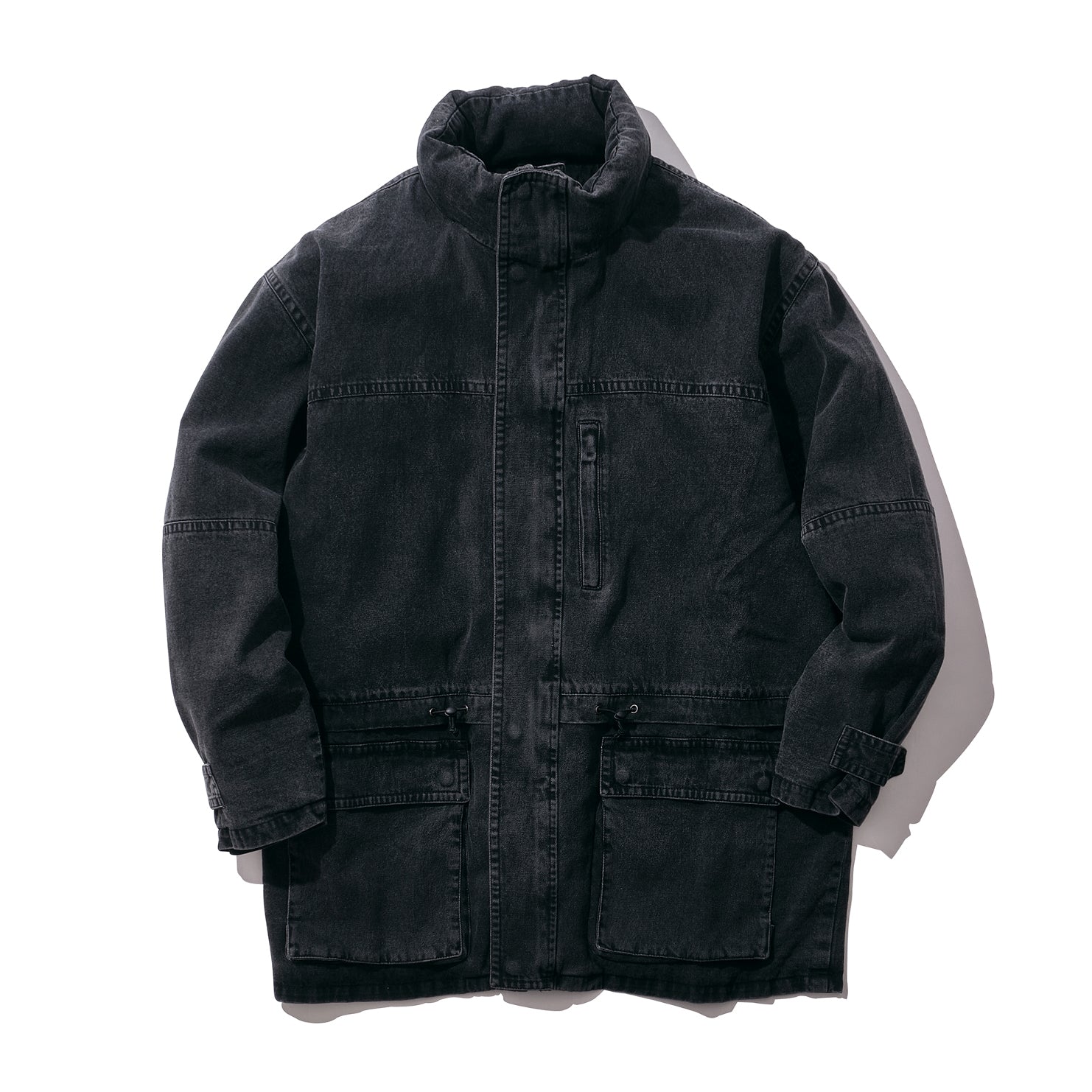 WILLY CHAVARRIA / MOUNTAIN PUFF JACKET WASHED BLACK