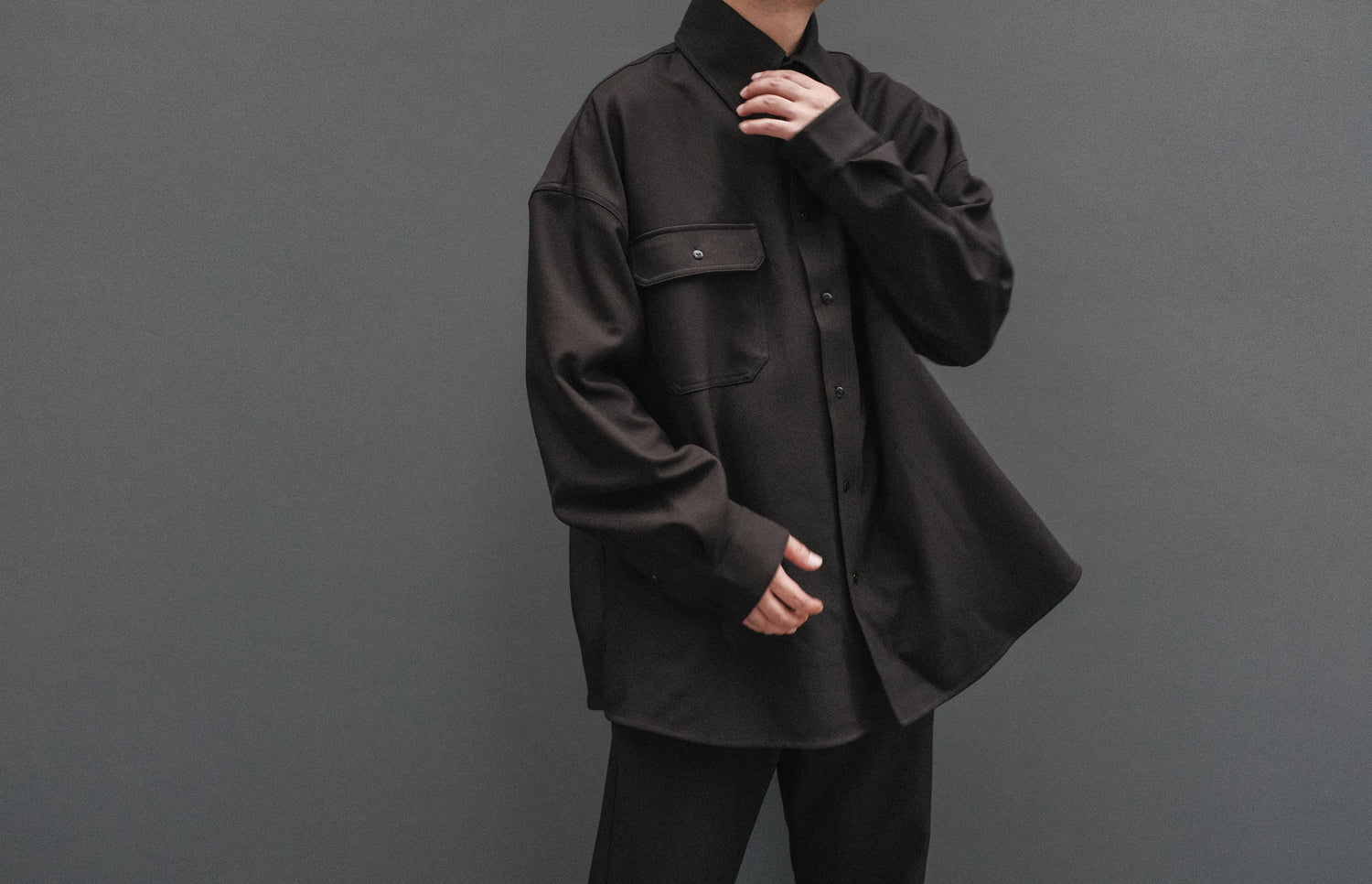 WILLY CHAVARRIA / BIG WILLY LS SHIRT RECYCTEX BLACK