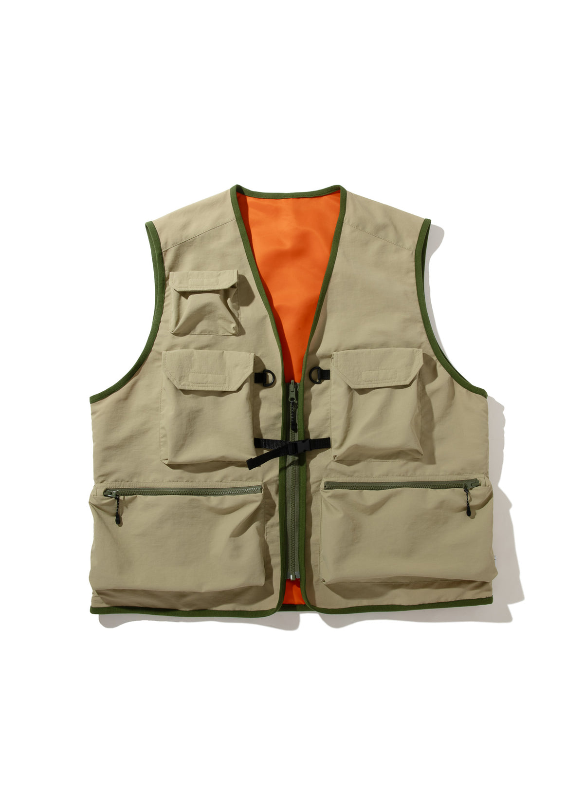 <span style="color: #f50b0b;">Last One</span> Acy / 2WAY UTILITY VEST SAND