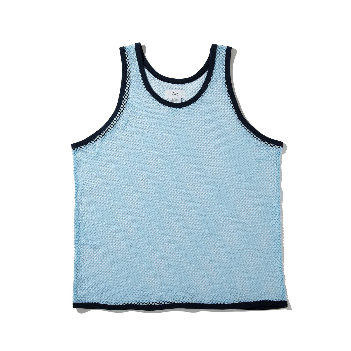 <span style="color: #ff2a00;">Last One</span> Acy / MESH TANK TOP V2 L.BLUE