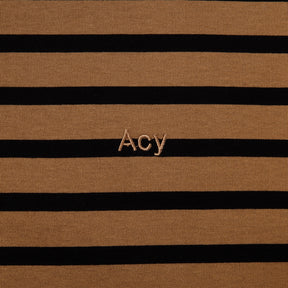<span style="color: #f50b0b;">Last One</span> Acy / F.BORDER TEE CAFE OLE