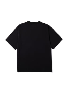 <span style="color: #f50b0b;">Last One</span> Acy / CIRCLE TEE L.BLACK