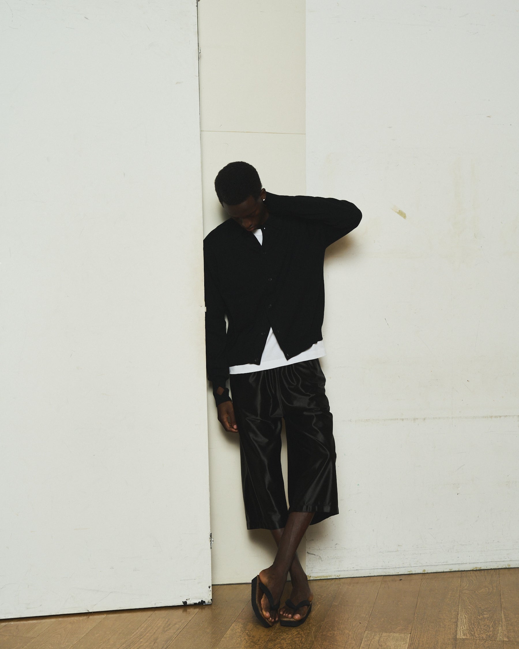 ROTOL / Poly Satin Basketball Shorts BLACK