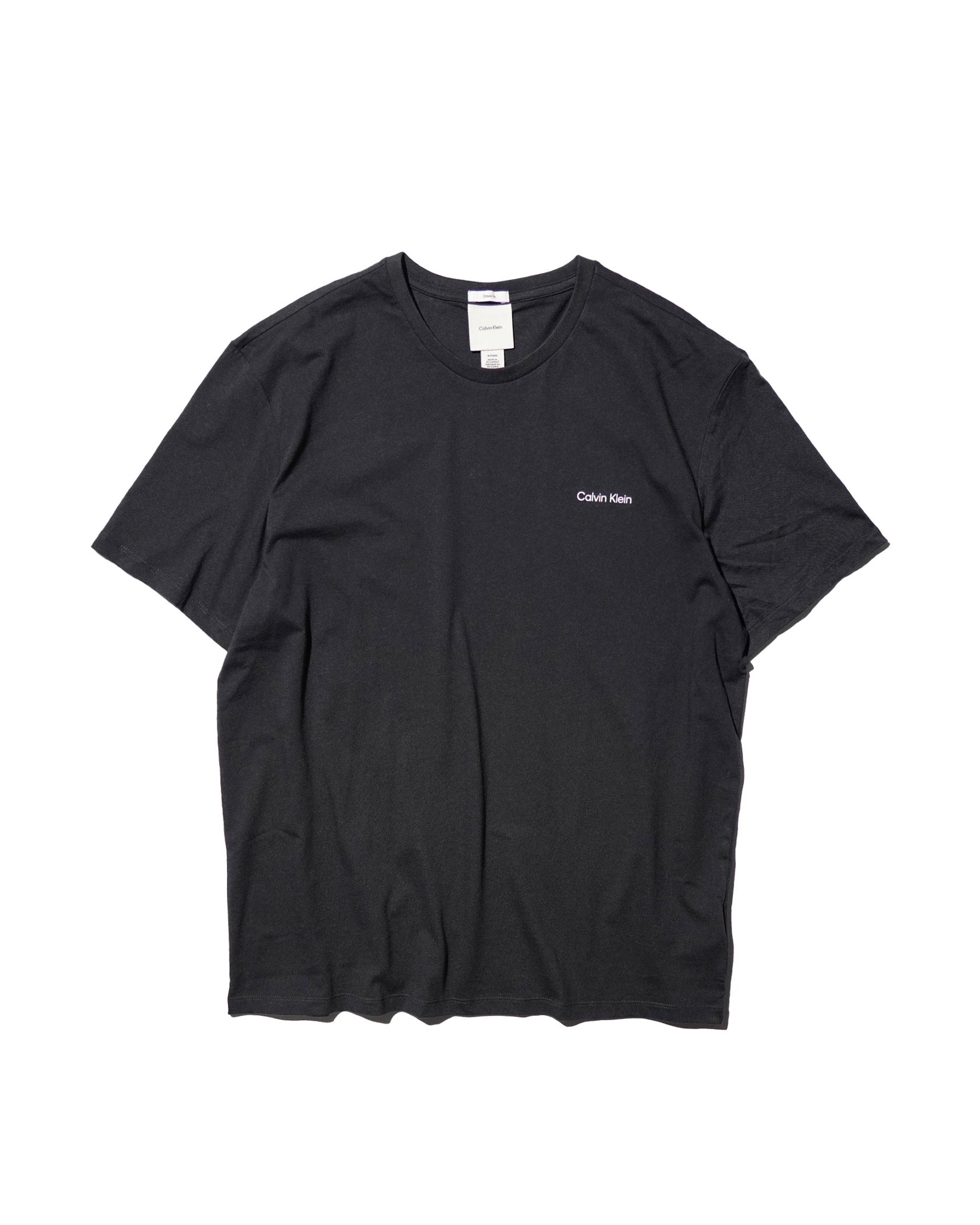 Calvin Klein / PRINTED LOGO TEE BLACK
