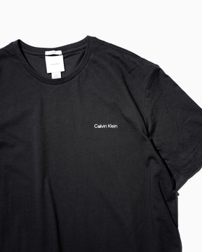 Calvin Klein / PRINTED LOGO TEE BLACK