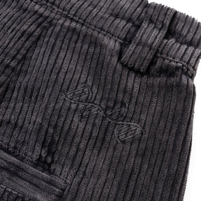 BONKNOW FREAKS / Faded Corduroy BIG Shorts Charcoal