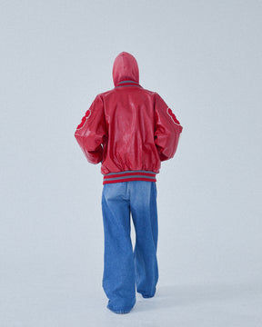ERL / UNISEX PLEATED JEANS WOVEN BLUE
