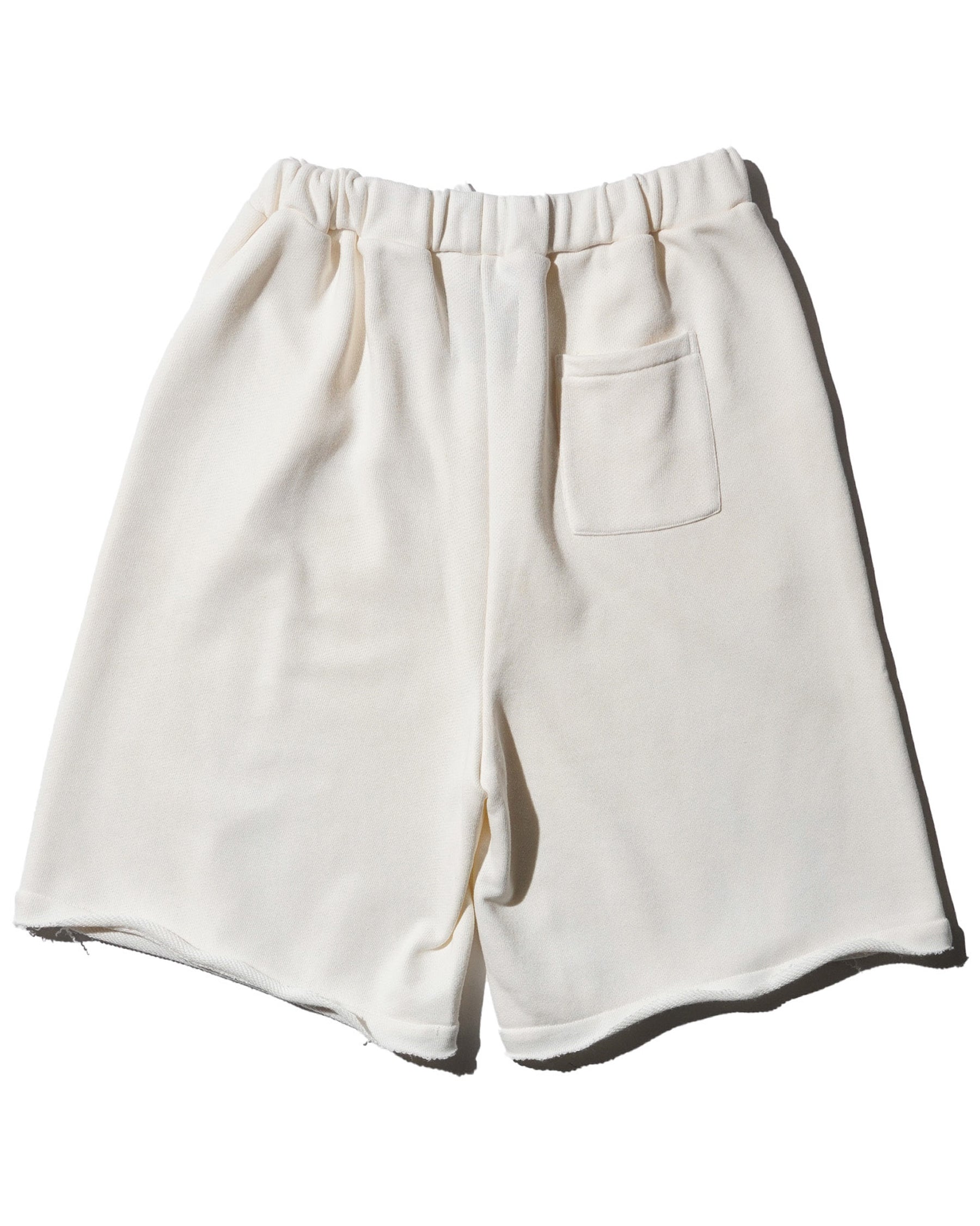 TEPPEI FURUYAMA / HANDPAINT LOOSE SHORTS WHITE