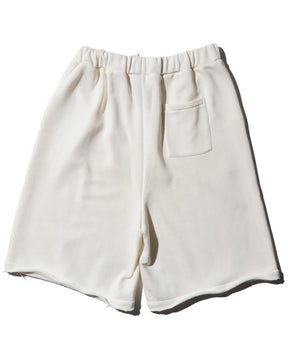TEPPEI FURUYAMA / HANDPAINT LOOSE SHORTS WHITE