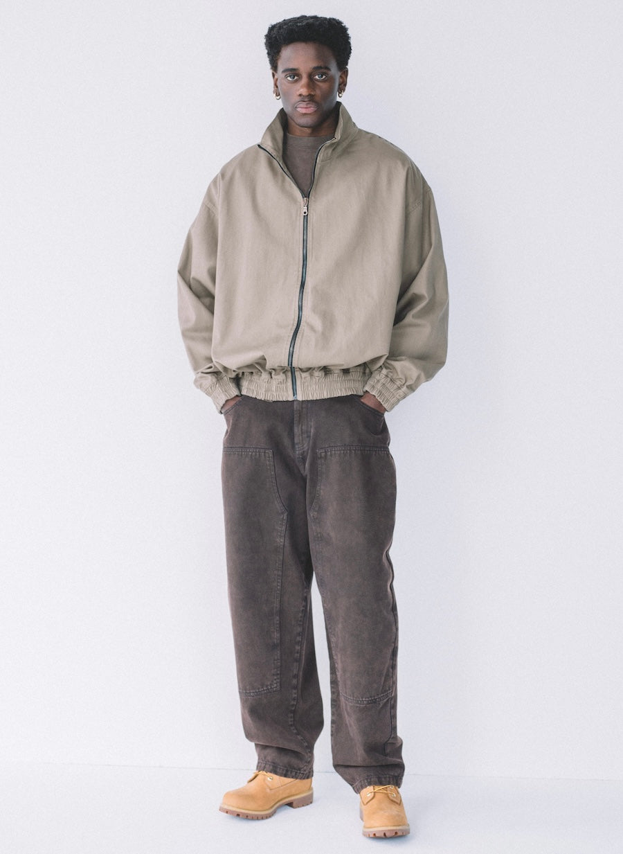 INTODUSK / CHINOS TRACK JACKET CHALK