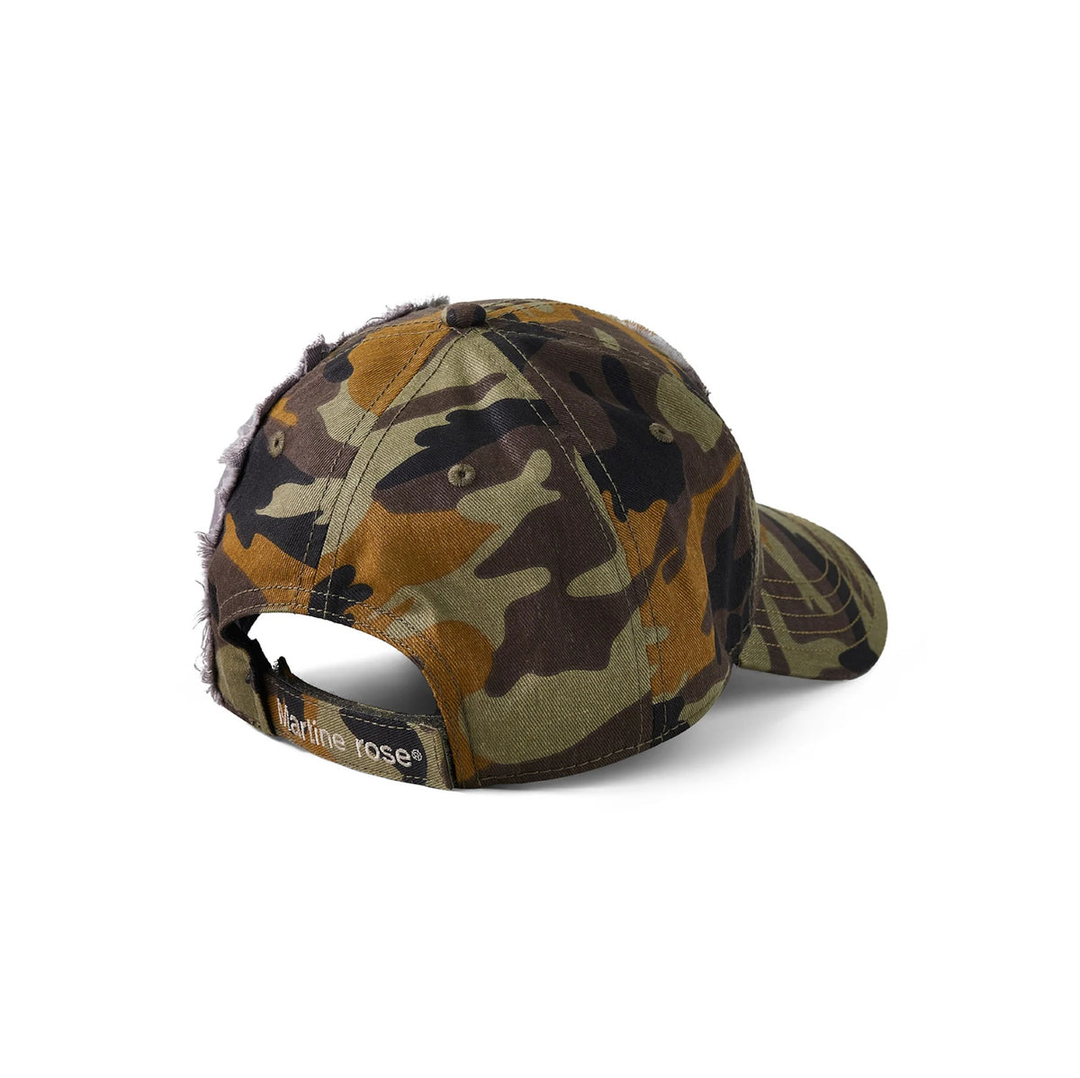 Martine Rose / COLLAGE CAP GREEN CAMO