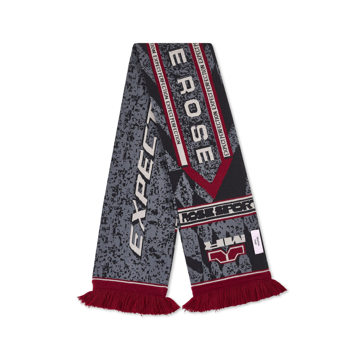 Martine Rose / REVERSIBLE SCARF GREY-RED
