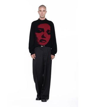 【Pre-Order】1313 SELAH / MOTHER MOCK-NECK SWEATER BLACK