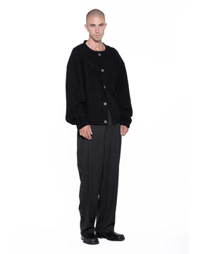 【Pre-Order】1313 SELAH / VI DISTRESSED WOOL CARDIGAN BLACK