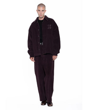 1313 SELAH / LUCIFER CORDUROY REVERSIBLE JACKET BURGUNDY