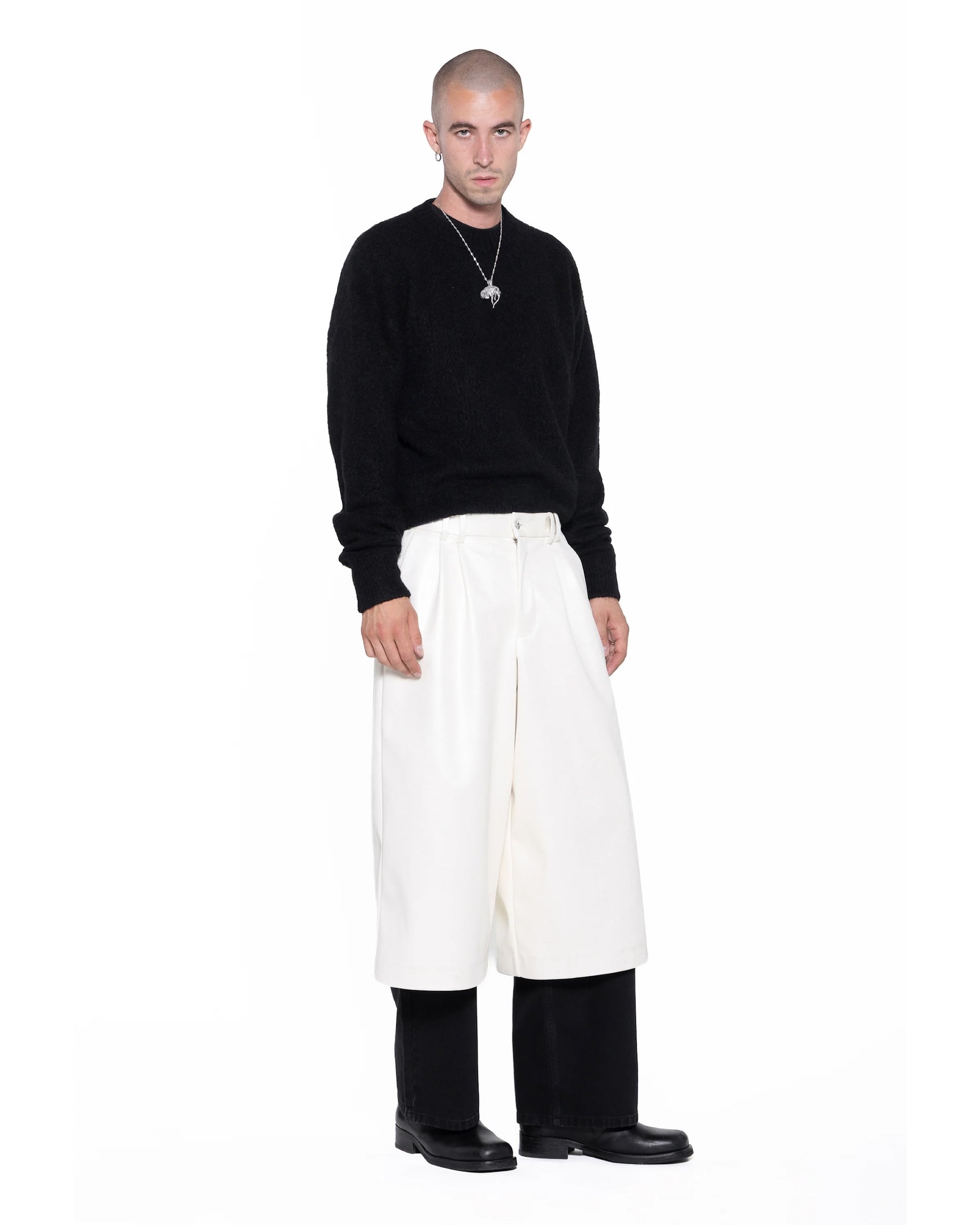 【Pre-Order】1313 SELAH / CITO ECO LEATHER SHORTS OFF WHITE