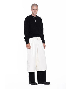【Pre-Order】1313 SELAH / CITO ECO LEATHER SHORTS OFF WHITE