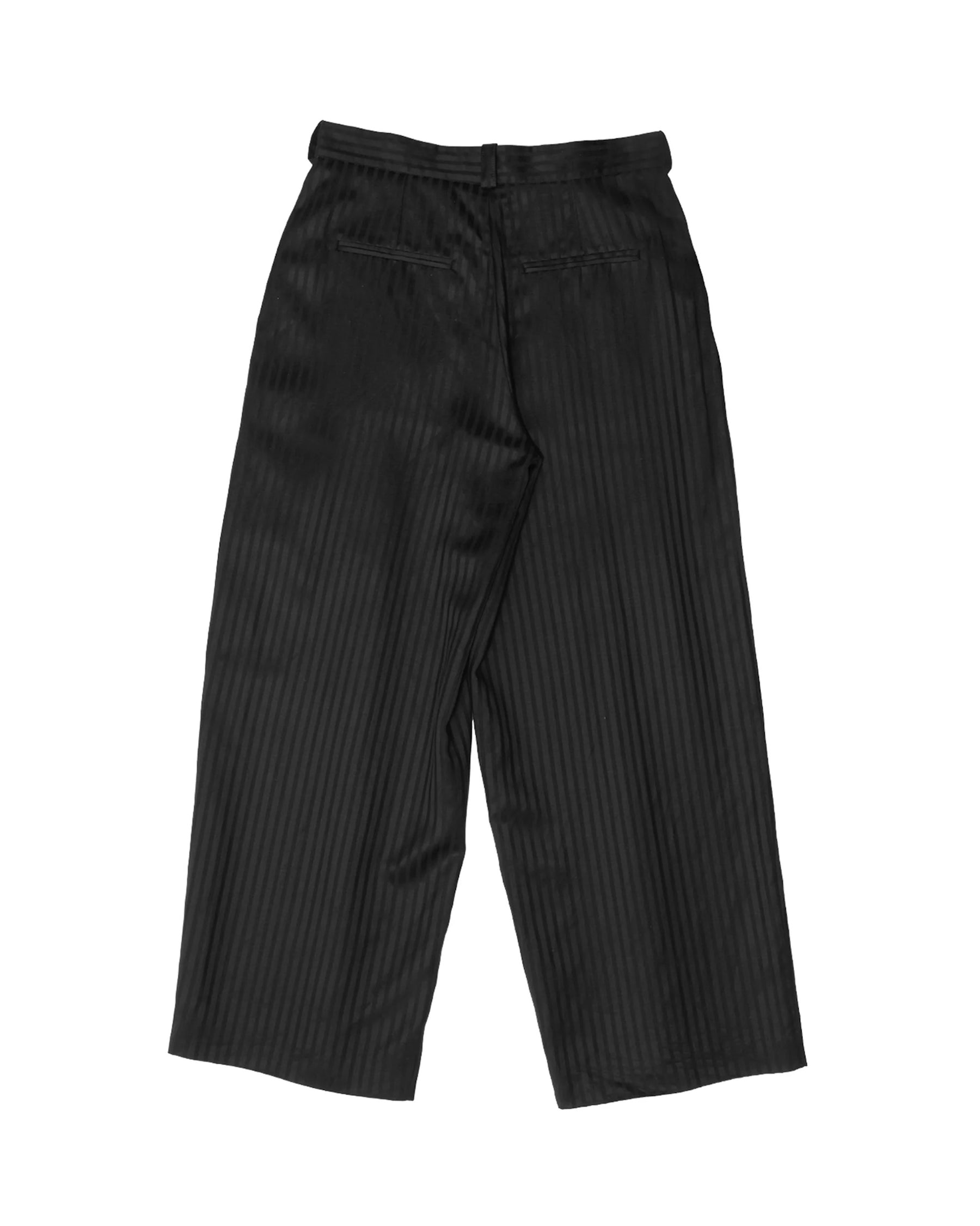 <span style="color: #f50b0b;">Last One</span> 1313 SELAH / MYKLO SUIT PANT BLACK “TONAL PINSTRIPE”