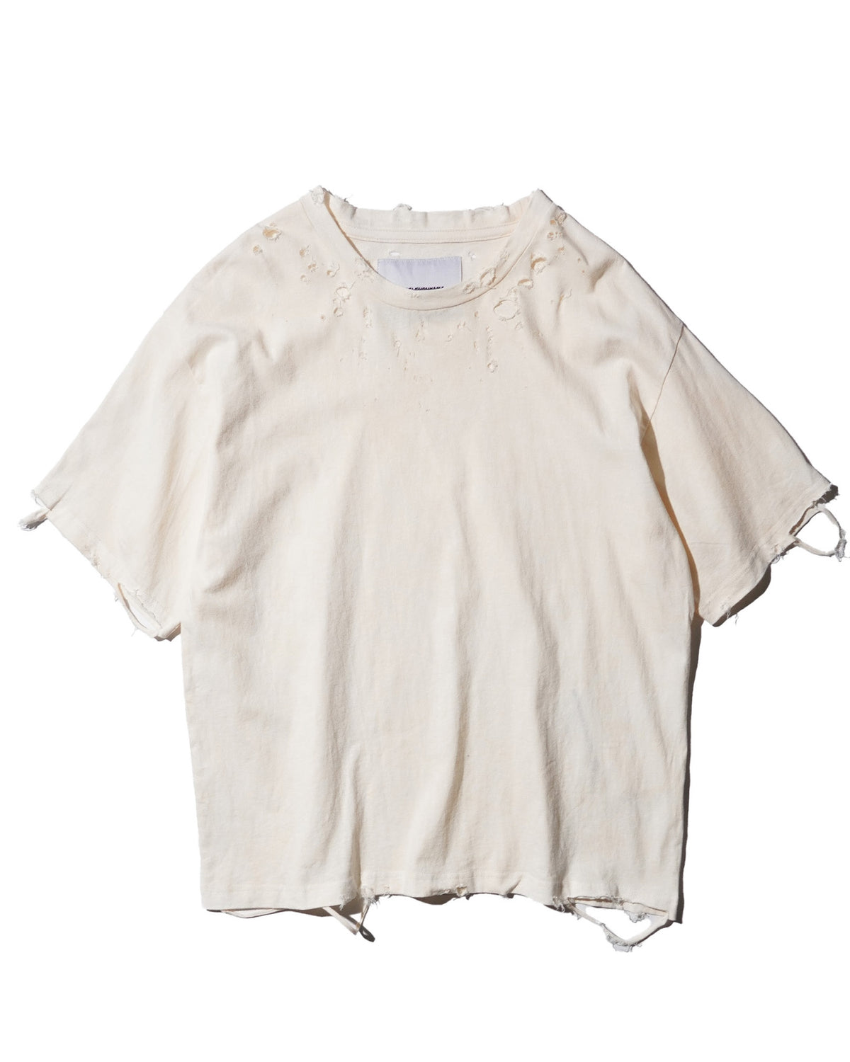 TEPPEI FURUYAMA / CRASH HALF SLEEVE T-SHIRT BEIGE