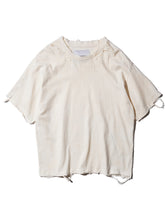 TEPPEI FURUYAMA / CRASH HALF SLEEVE T-SHIRT BEIGE