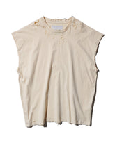 【EXCLUSIVE】TEPPEI FURUYAMA / NO SLEEVE T-SHIRT BEIGE