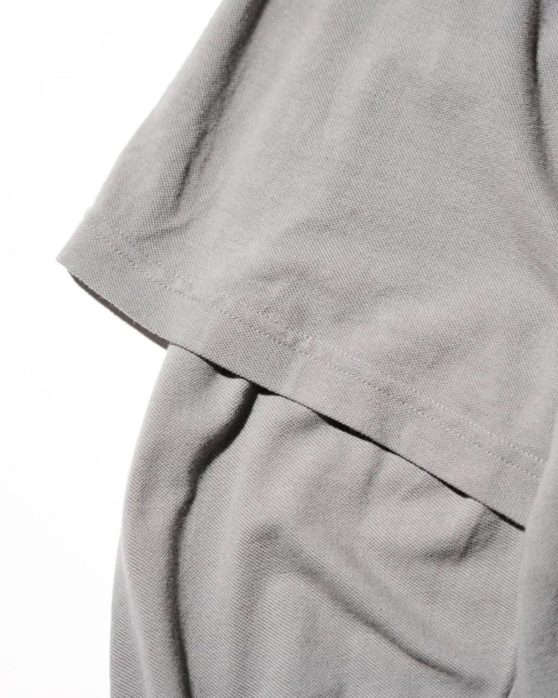 THE MAGUEY / LAYERED POLO CHARCOAL BLACK