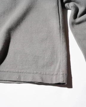 THE MAGUEY / LAYERED POLO CHARCOAL BLACK