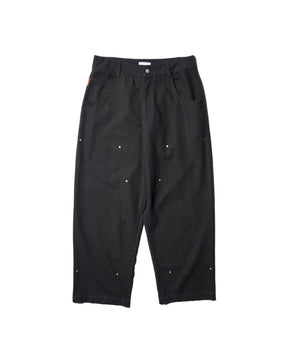 THE MAGUEY / FAKE DOUBLE KNEE PANTS BLACK