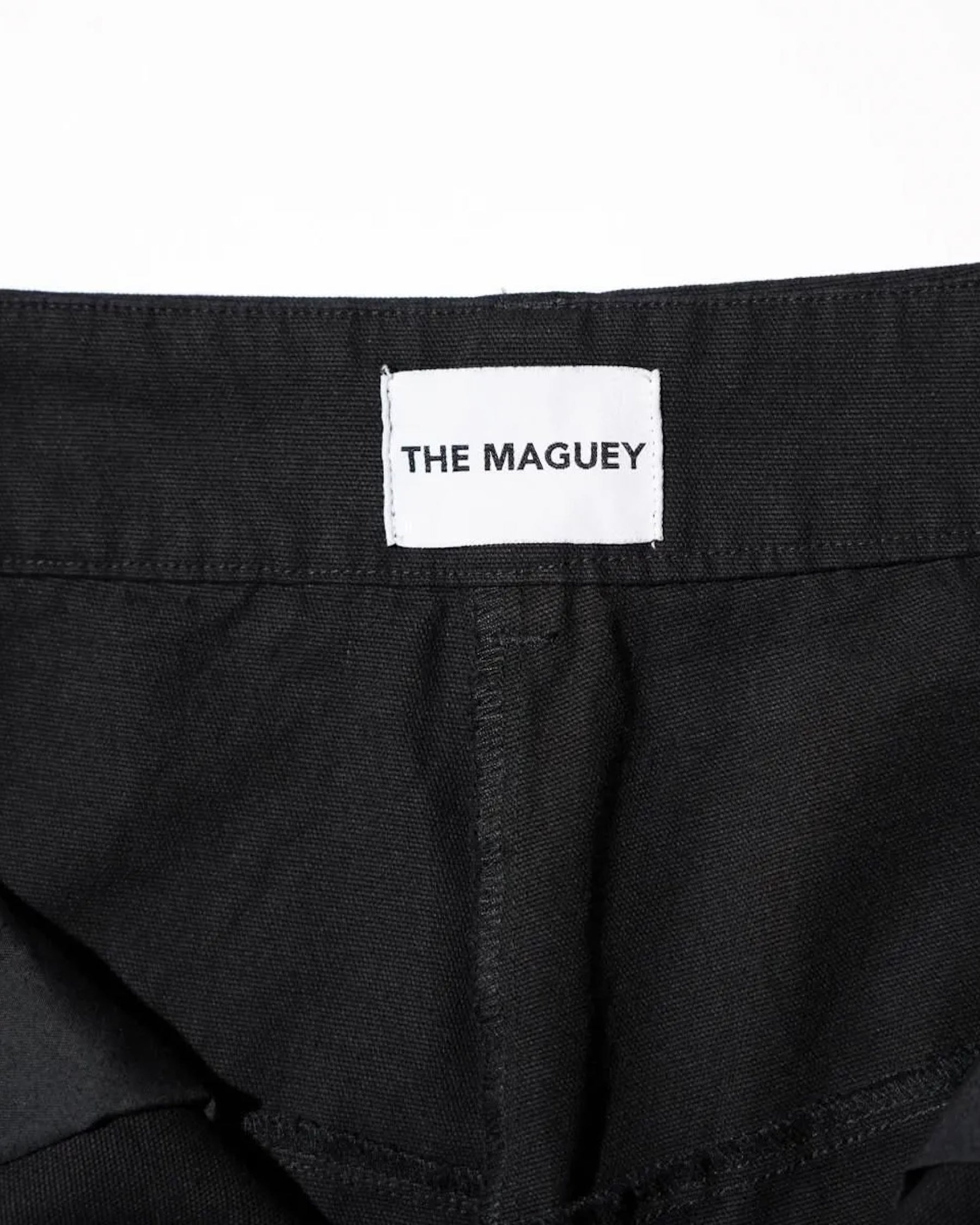 THE MAGUEY / FAKE DOUBLE KNEE PANTS BLACK