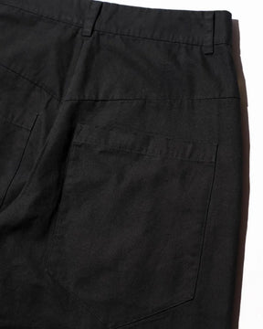 THE MAGUEY / FAKE DOUBLE KNEE PANTS BLACK