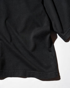 THE MAGUEY / SHORT SLEEVE POLO BLACK CLAY