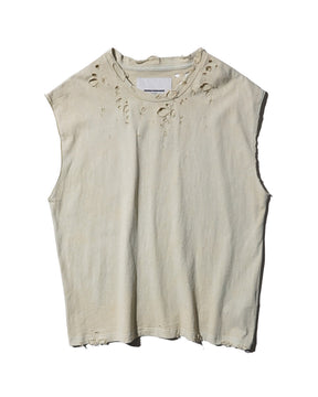 【EXCLUSIVE】TEPPEI FURUYAMA / NO SLEEVE T-SHIRT L.GREEN