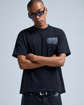CCTB / LOGO CROP T BLACK