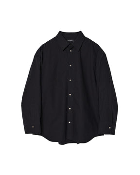 <span style="color: #f50b0b;">Last One</span> TENDER PERSON / STRIPED DREES SHIRT BLACK STRIPE
