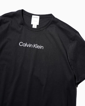 Calvin Klein / PRINTED LOGO TEE BLACK