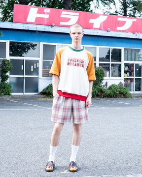 <span style="color: #f50b0b;">Last One</span> TENDER PERSON / FOREVER DREAMER RAGLAN TEE ORANGE