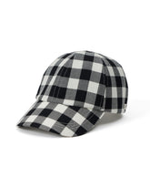TSTS / GINGHAM WOOL DRAWSTRING CAP BLACK GINGHAM