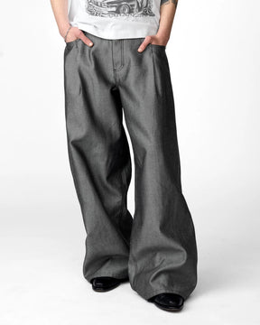 <span style="color: #f50b0b;">Last One</span>  1313 SELAH / MAXIMO DENIM PANTS SILVER