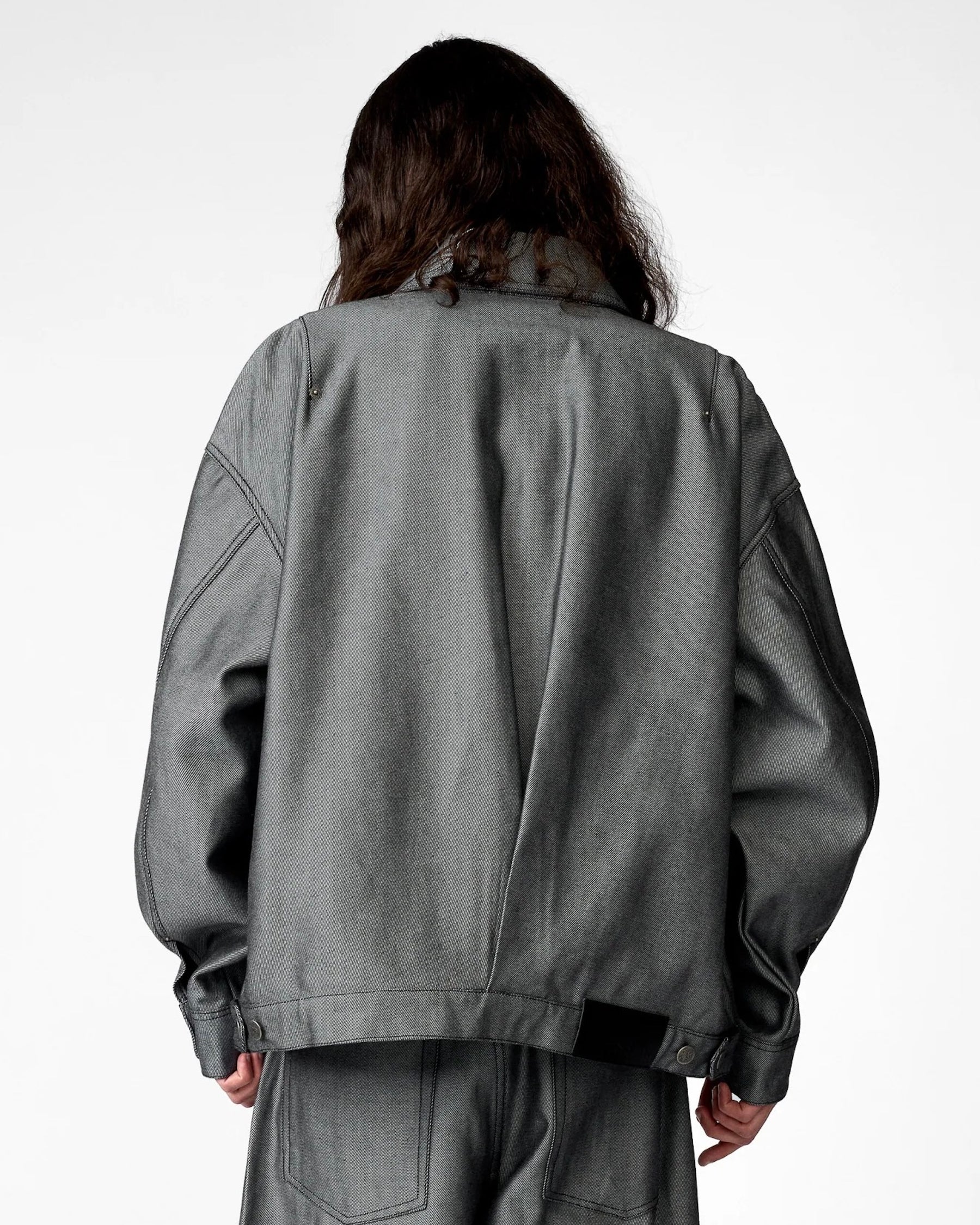 <span style="color: #f50b0b;">Last One</span> 1313 SELAH / SANTIAGO DENIM JACKET SILVER