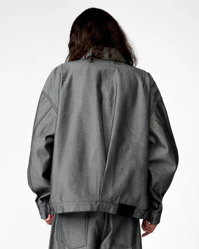 <span style="color: #f50b0b;">Last One</span> 1313 SELAH / SANTIAGO DENIM JACKET SILVER