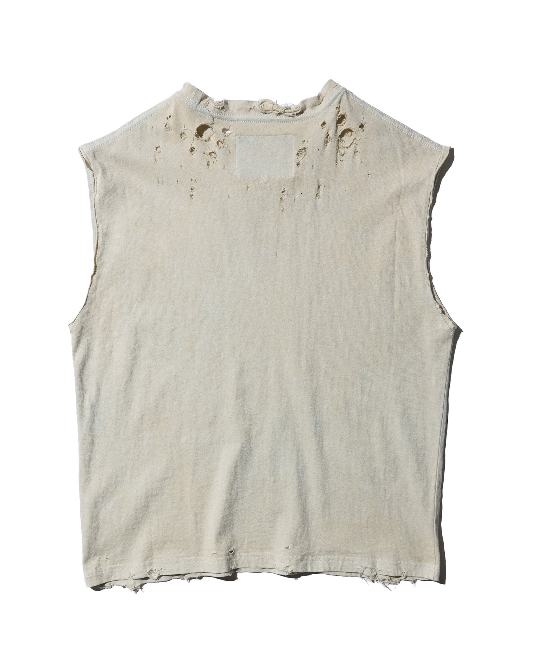 【EXCLUSIVE】TEPPEI FURUYAMA / NO SLEEVE T-SHIRT L.GREEN