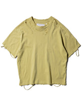 TEPPEI FURUYAMA / CRASH HALF SLEEVE T-SHIRT YELLOW