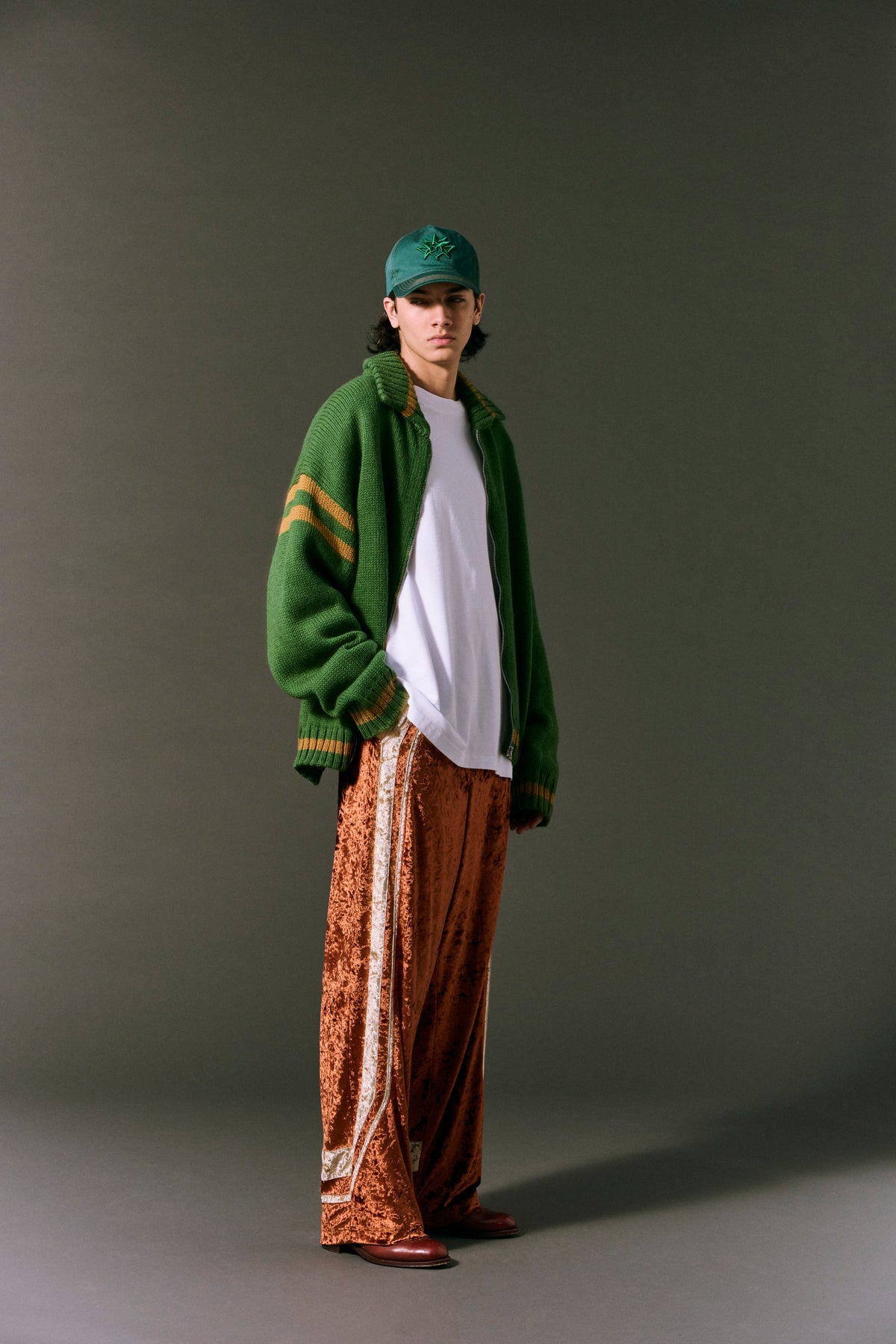 THE MAGUEY / VELOR PANTS GOLD
