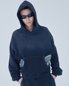 ERL / UNISEX MONEY HOODIE KNIT BLACK