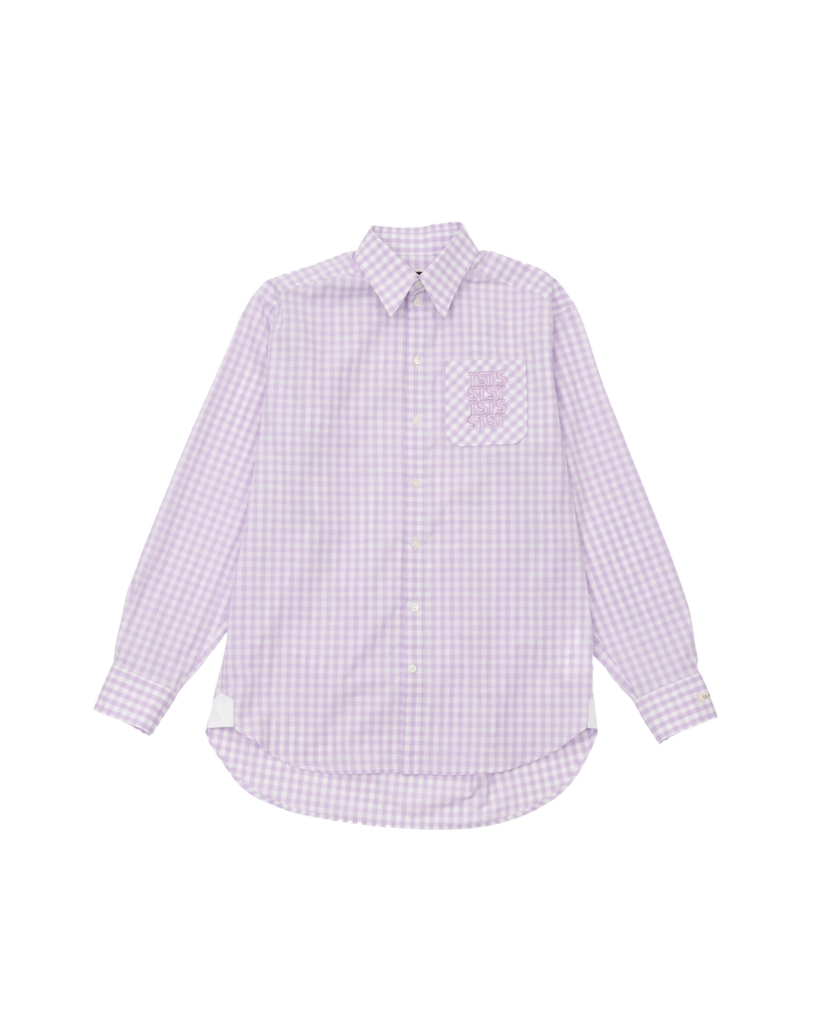 TSTS / TSTS GINGHAM SHIRT LIGHT PURPLE GINGHAM