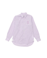 TSTS / TSTS GINGHAM SHIRT LIGHT PURPLE GINGHAM